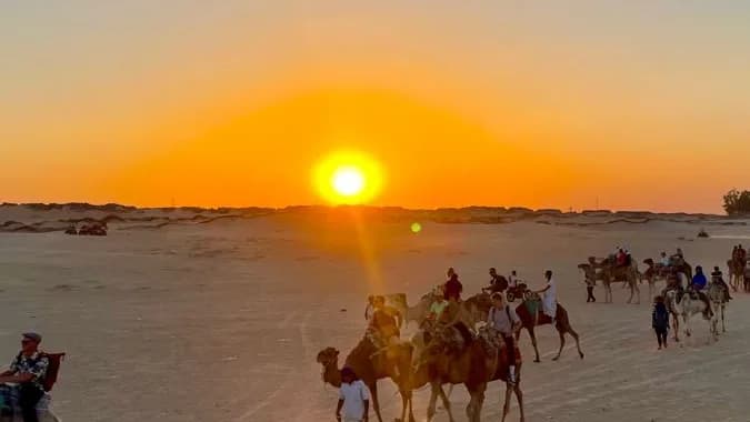 Treck dans le desert de douz avec les chameliers 4