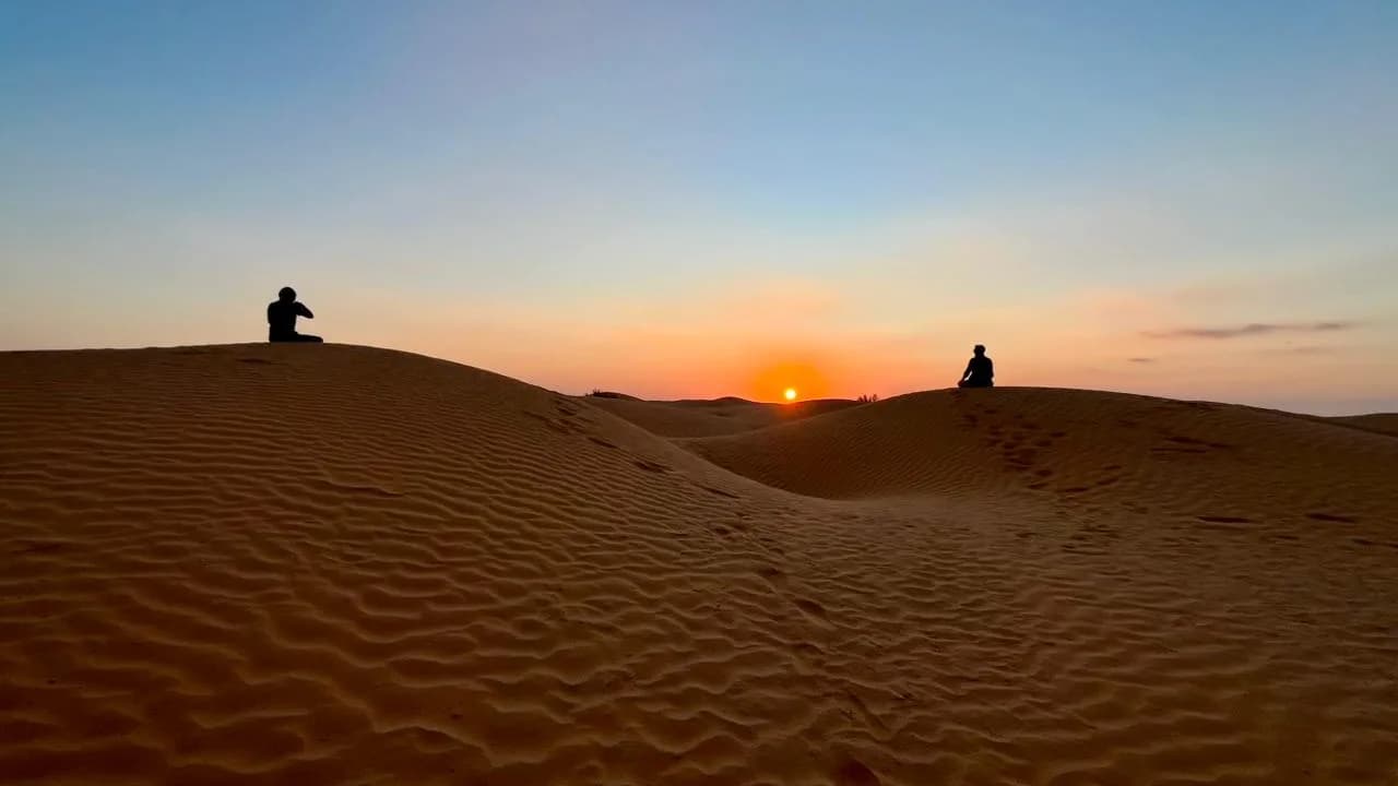 Coucher de Soleil dans les Dunes 15