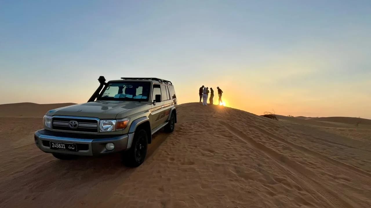 Coucher de Soleil dans les Dunes 21